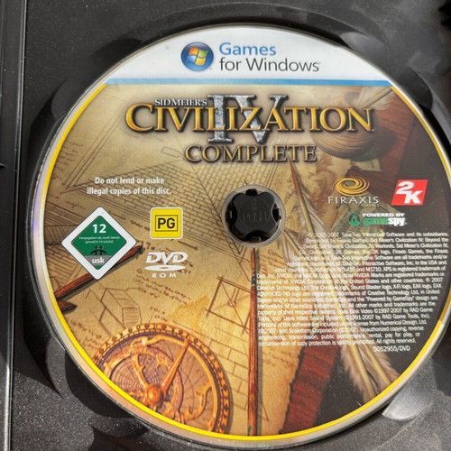 Sid Meier’s Civilization IV Complete PC DVD used, strategy game