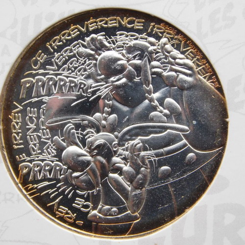 Asterix 10 Euro Silver Coin 2022 Irrévérence Monnaie de Paris