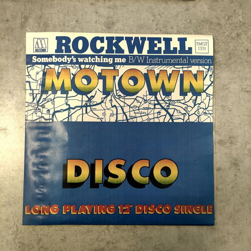 Rockwell Somebody's Watching Me 12'' Vinyl Maxi Single used, electronic