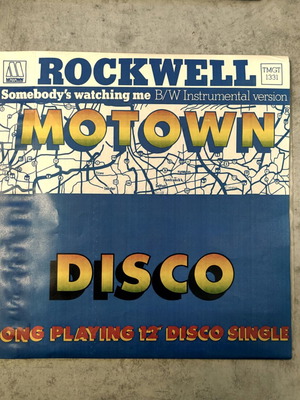 Rockwell Somebody's Watching Me 12'' Vinyl Maxi Single used, electronic