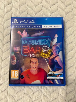 Drunkn Bar Fight PS4 παιχνίδι μεταχειρισμένο, VR
