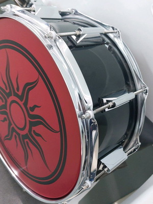 Remo drum 14"×6.5" new with handmade skin and gifts