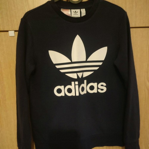 Adidas kids sweatshirt blue like new, size 158 cm