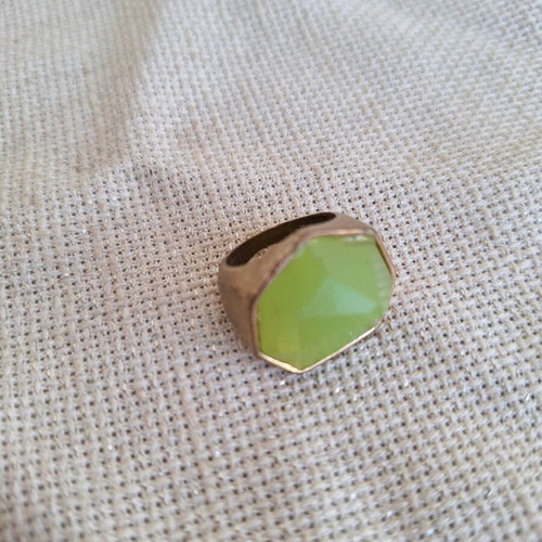 Ring number 18 used, blue and gold