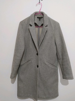 Ημιπαλτό Zara γκρι μεταχειρισμένο, μέγεθος M