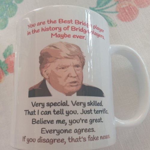 Mug with Trump illustration like new