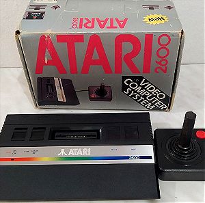 Atari 2600 στο κουτι του. Πληρως λειτουργικο