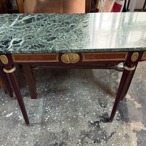 French console with marble top like new