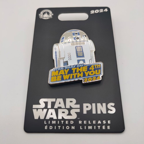 Disney Star Wars 2024 May the 4th Be with you R2D2 Collectible Pin New