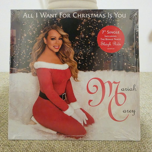 Mariah Carey All I Want For Christmas 7inch vinyl new, pop