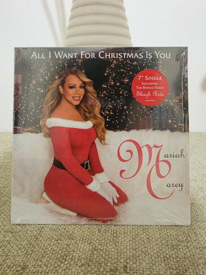 Mariah Carey All I Want For Christmas 7inch vinyl new, pop