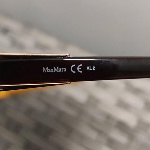 Max Mara sunglasses like new, black and brown, with myopia