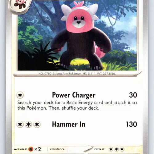 Bewear Pokemon collectible card new