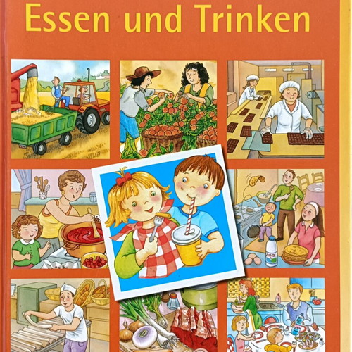 Essen und Trinken children's knowledge book like new, German
