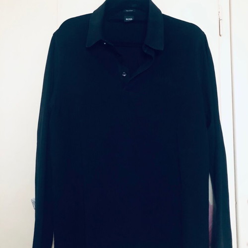 Boss long sleeve shirt black, like new, size L