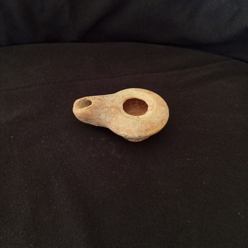 Decorative handmade oil lamp used
