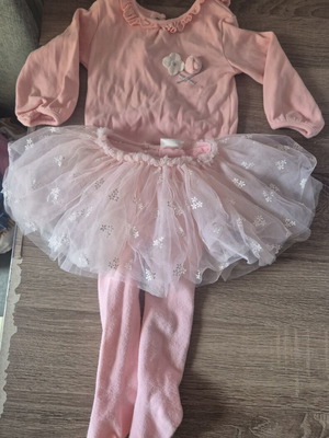Ballerina Romper Set like new, 6-9 months