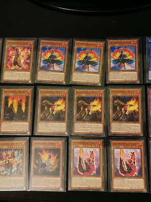 Salamangreat cards like new, set of 18 Yu-Gi-Oh