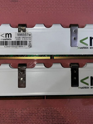 Ram DDR2 2x2GB Mushkin σαν καινούργιο