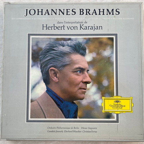 Brahms - Karajan collectible numbered LP box set used, classical