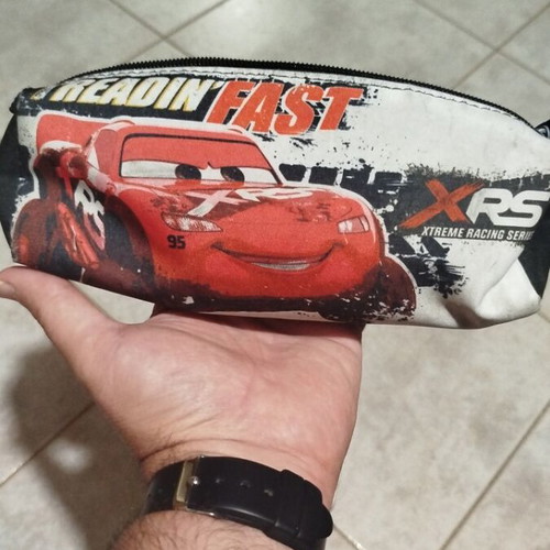 Lightning McQueen fabric pencil case