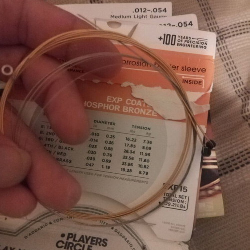 Guitar strings pack of 4 new, E, B, G, D