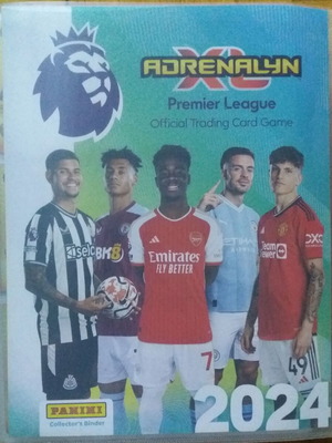 Premier League 2023-2024 Adrenalyn XL album with cards like new