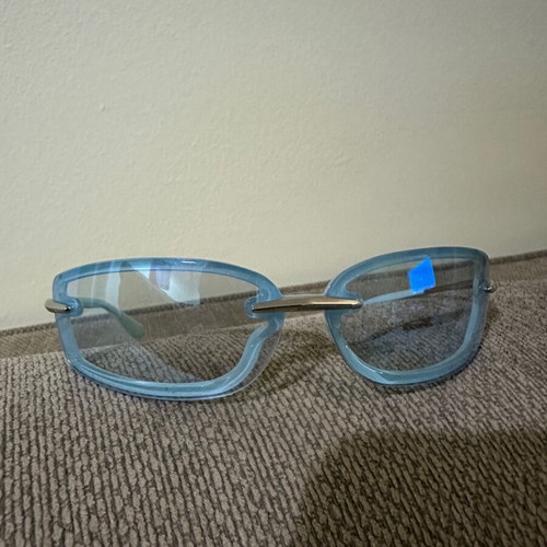 Bambi model BonnieClyde Eyewear glasses accessory like new, blue turquoise