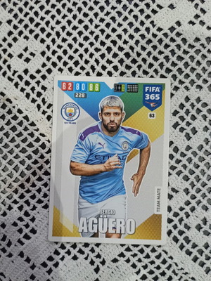 Sergio Agüero Manchester City 2020 κάρτα σαν καινούργιο