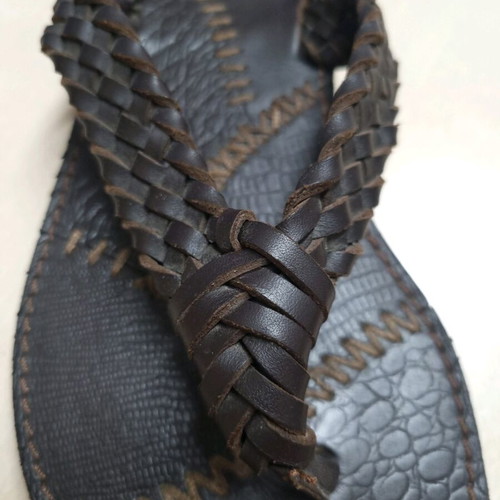 Kenzo leather sandals brown like new, men's size 40