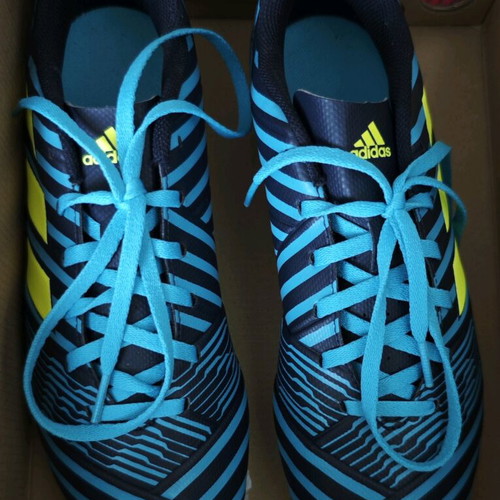 Adidas Nemeziz 17.4 FxG football shoes new, blue turquoise