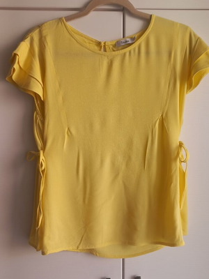 Toi & Moi women's blouse, soft yellow, size M/38/10