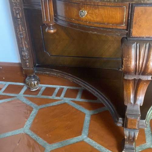 Entry console used, wooden