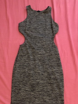 Mini dress like new with side cutouts, size S