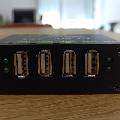 Waveshare USB-HUB-4U 4-Port Industrial USB Hub new