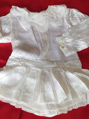 Handmade girls dress like new for 2-3 years old, white