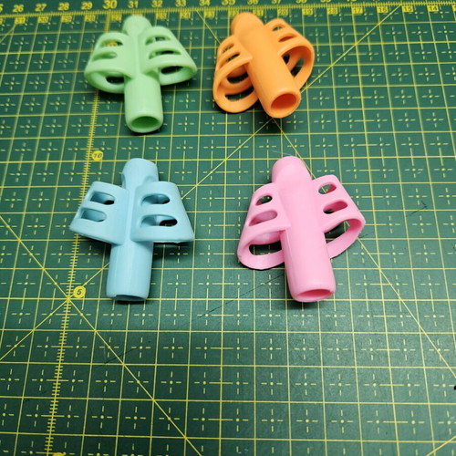 Pencil grips for writing learning 4 pieces, new, silicone