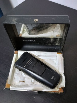 Braun 3710 vintage ηλεκτρική ξυριστική μηχανή με θήκη