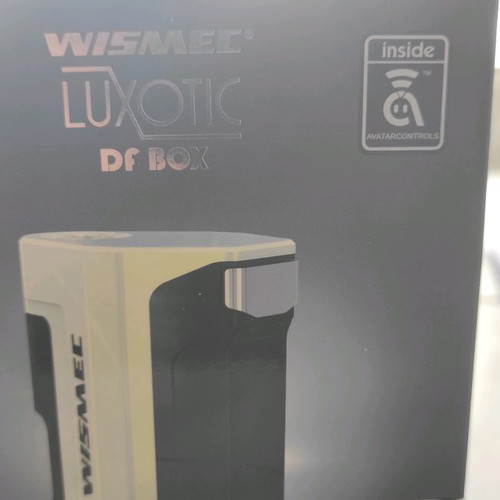 Wismec Luxotic DF Box Mod used, white pearl with silicone cover