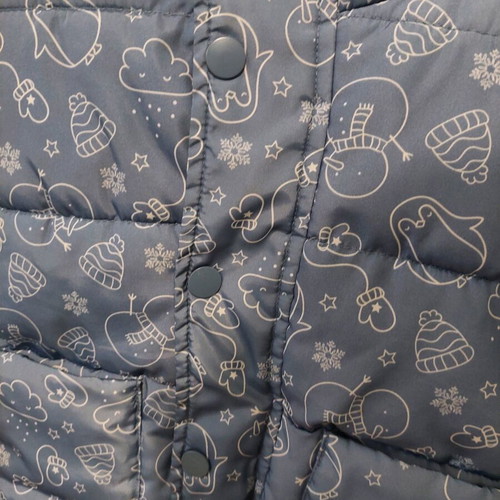 Winter baby jacket 74cm like new with hood and fleece lining