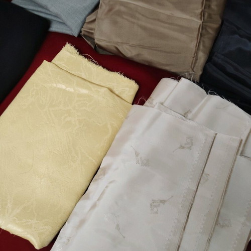 Various fabrics and linings new