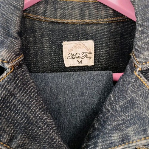Denim jacket blue like new, size S/M