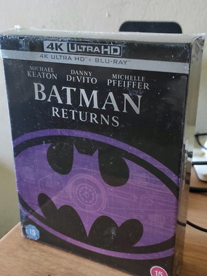 Batman Returns 4k UHD Blu-Ray καινούργιο με δεύτερο CD
