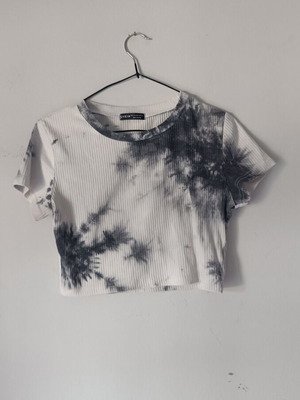 Shein crop top, grey, size L