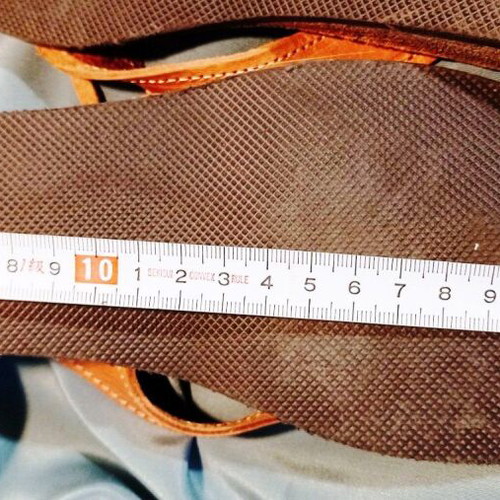 Greek Leather Sandals Size 38 with Cork Wedge New