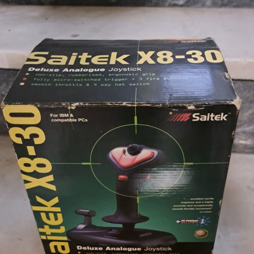 Saitek X8-30 vintage deluxe analog joystick used