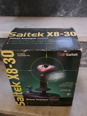 Saitek X8-30 винтидж аналогов джойстик употребяван