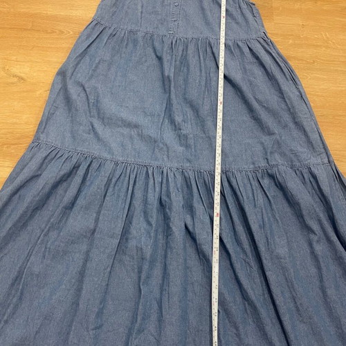 Denim dress size M like new, blue