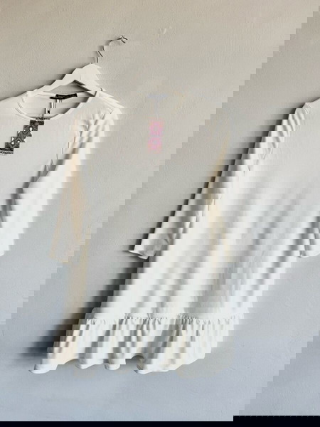 BooHoo XL бяла рокля