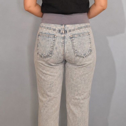 Shein maternity jeans used, blue, size XXL
